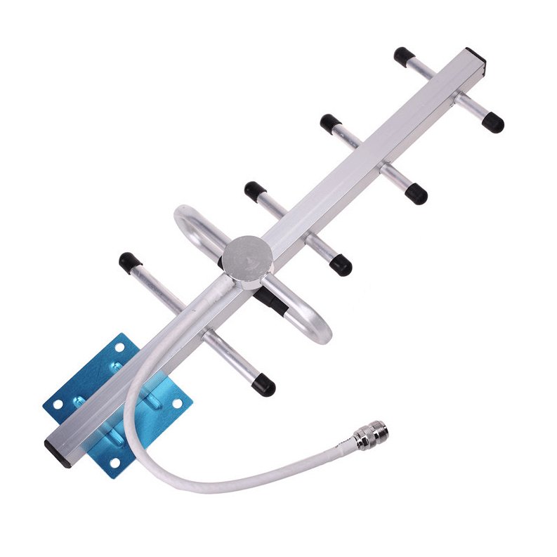 GSM 900MHz cell phones repeater signal band amplifier mobile signal booster with ceiling antenna and yagi antenna